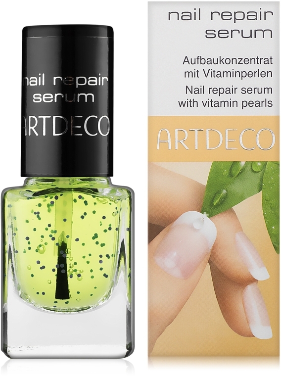 Інтенсивний лікувальний засіб з вітамінами для сухих і ламких нігтів - Artdeco Nail Repair Serum — фото N1