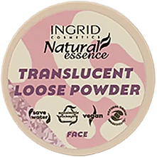 Парфумерія, косметика Прозора розсипчаста пудра для обличчя - Ingrid Cosmetics Natural Essence Translucent Loose Powder