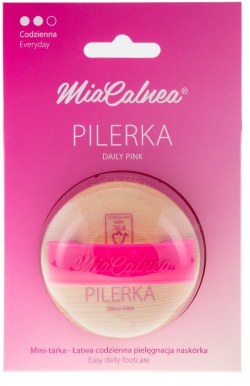 Круглая терка для ног - MiaCalnea Pilerka Daily Pink — фото N6