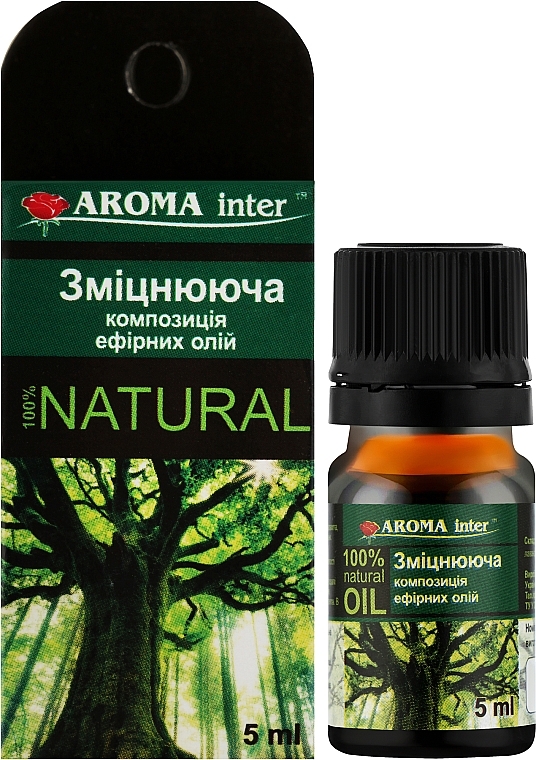 Композиція ефірних олій "Зміцнювальна" - Aroma Inter — фото N4