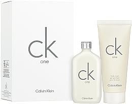 Calvin Klein CK One - Набор (edt/50ml + b/wash/100ml) — фото N2