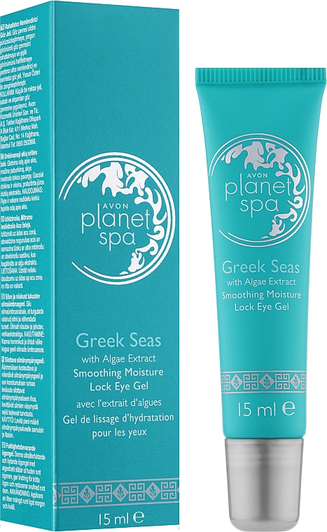 Гель для шкіри навколо очей, з екстрактами водоростей - Avon Planet Spa Greek Seas Smoothing Moisture Lock Eye Gel — фото N2