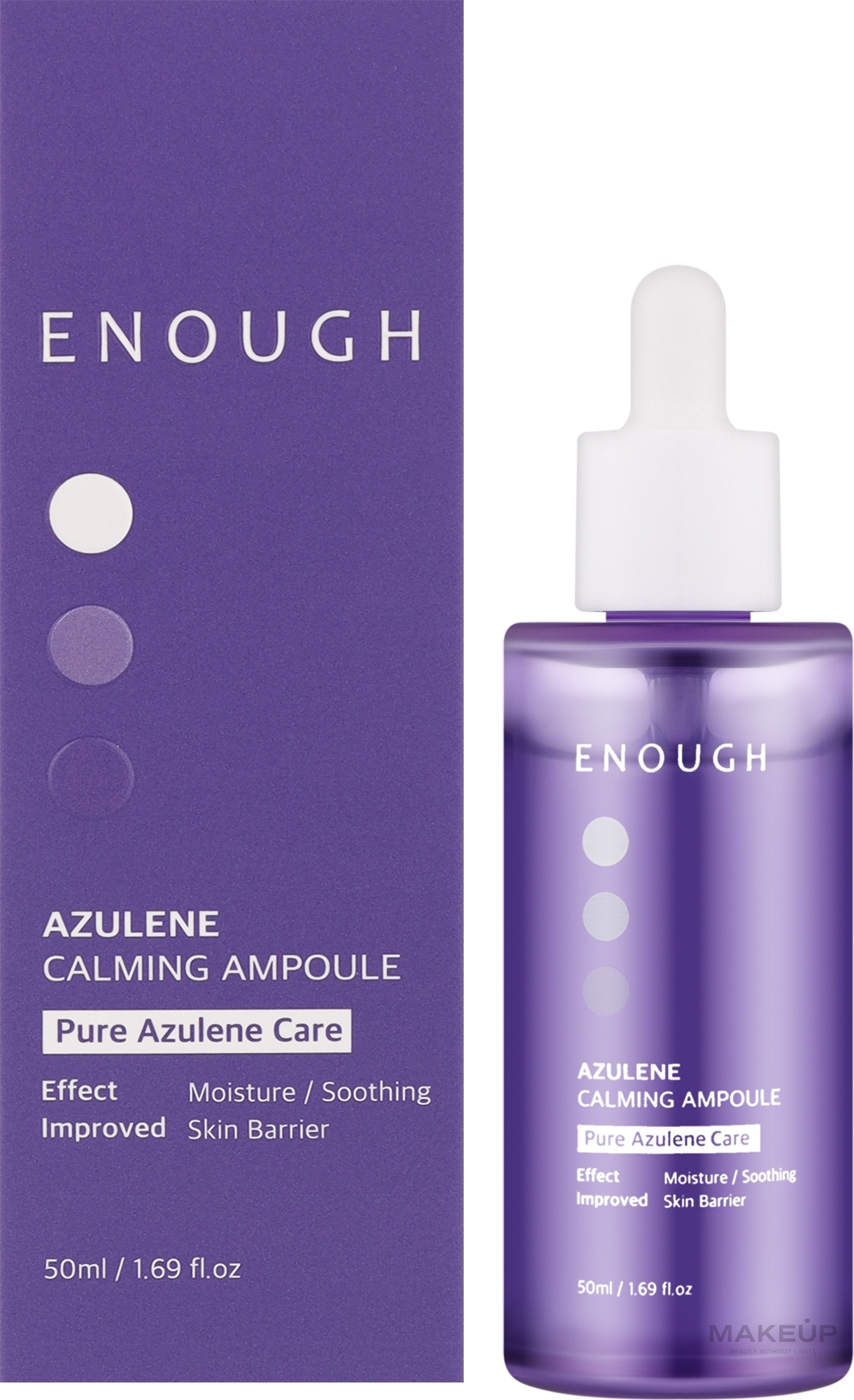 Заспокійлива сироватка для обличчя з азуленом - Enough Azulene Calming Ampoule — фото 50ml