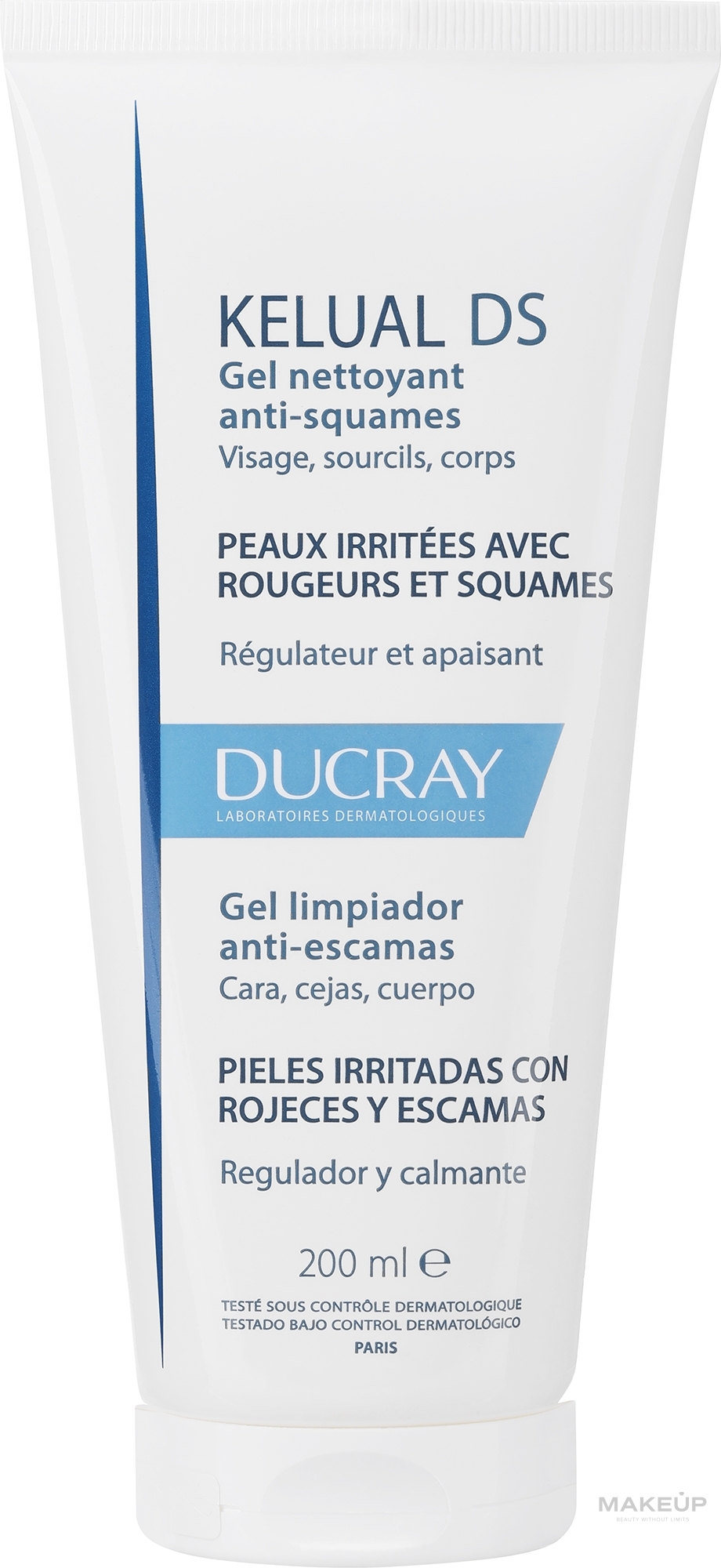 Очищающий гель - Ducray Kelual DS Anti-Scales Cleansing Gel  — фото 200ml