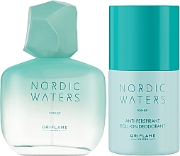 Oriflame Nordic Waters For Her - Набор (edp/50ml + deo/50ml) — фото N2