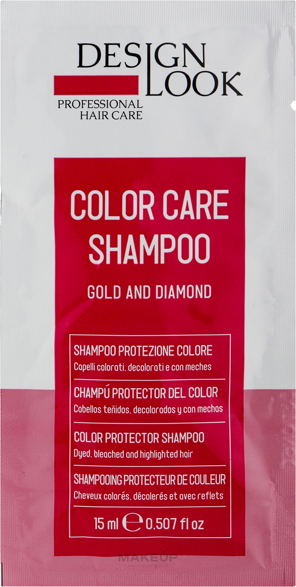 Шампунь для захисту кольору - Design Look Pro-Colour Color Care Shampoo (пробнік) — фото 15ml