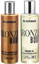 Набор - Mr.Scrubber Bronze Body Sun Shine (oil/100ml + shimmering/oil/100ml) — фото N2