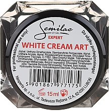 Духи, Парфюмерия, косметика Гель для ногтей - Semilac UV Gel Expert White Cream Art