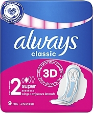 Гигиенические прокладки, 9шт - Always Classic Maxi (Super) — фото N2