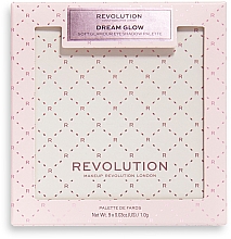 Палетка теней для век - Makeup Revolution Soft Glamour Mini Eyeshadow Palette Dream Glow — фото N5