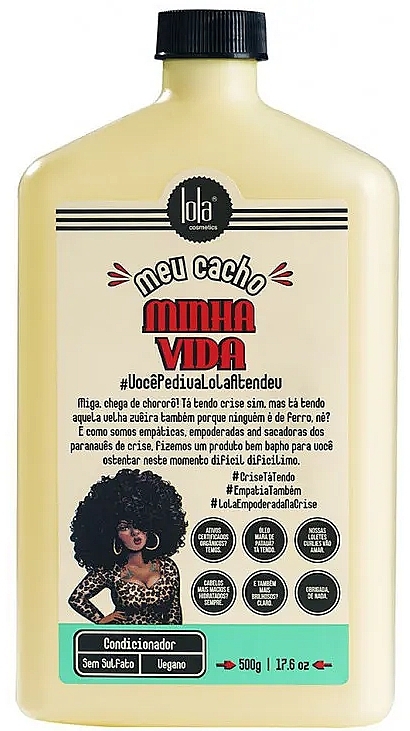 Кондиціонер для виткого волосся - Lola Cosmetics Meu Cacho Minha Vida Conditioner — фото N1