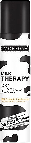 Сухий шампунь для волосся "Молочний" - Morfose Milk Therapy Dry Shampoo — фото N1