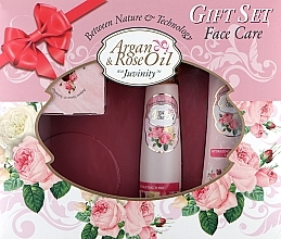 Набор - Sts Cosmetics Argan & Rose Oil Juvinity (fac/cr/100ml + ton/200ml + lot/250ml) — фото N2