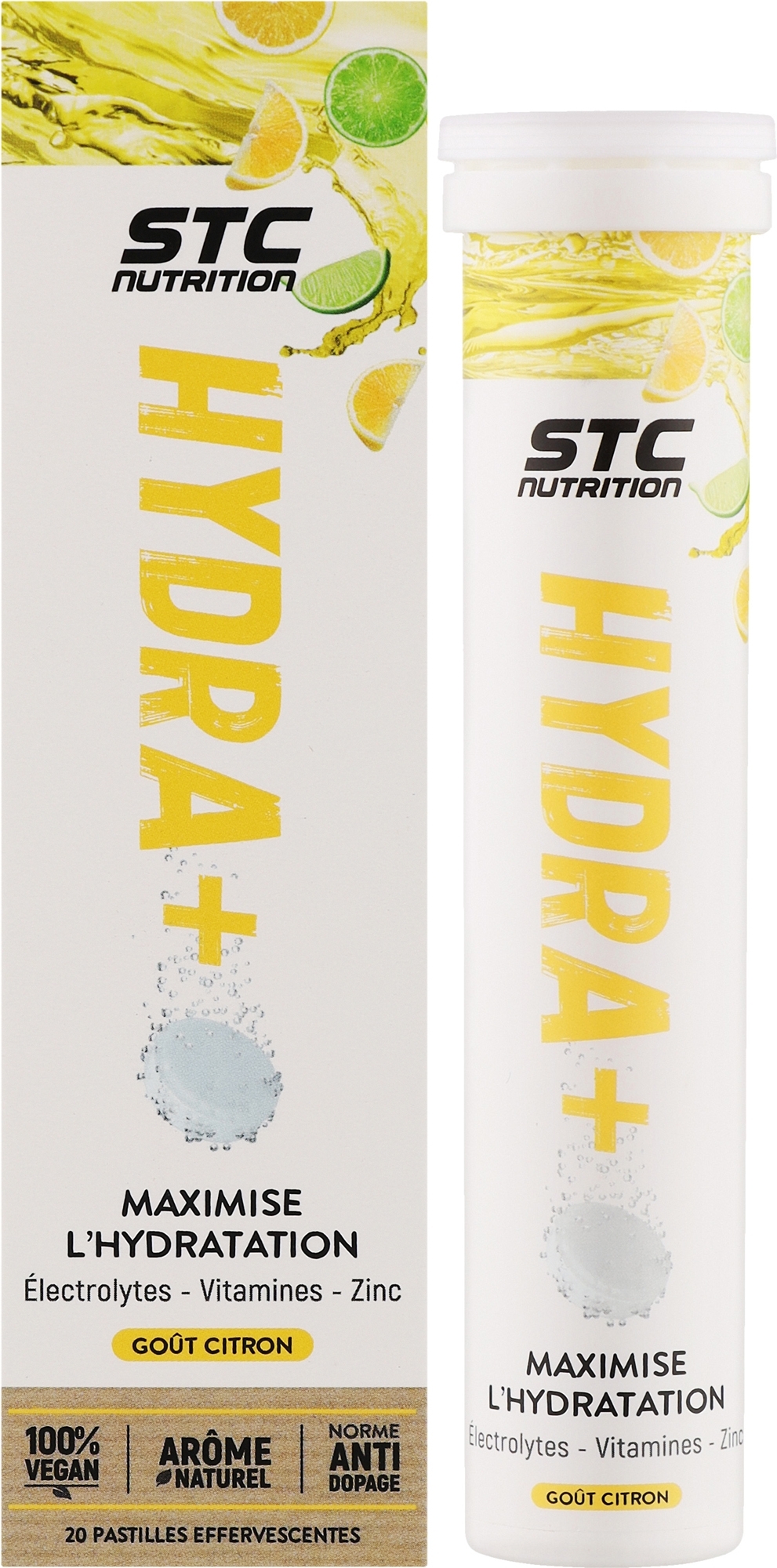 Изотоник "Hydra+/Лимон + Hydra+/Citron" - STC Nutrition Maximise L'Hydratation — фото 20шт