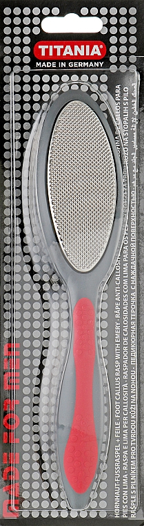 Педикюрная пилочка двухсторонняя боковая, мужская - Titania — фото N1