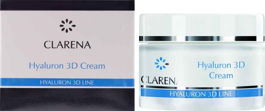 Ультраувлажняющий крем с тремя видами гиалуроновой кислоты - Clarena Hyaluron 3D Cream