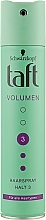 Духи, Парфюмерия, косметика Лак для всех тивов волос "True Volume", фиксация 3 - Taft True Volume 3