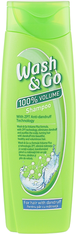 Шампунь з технологією ZPT проти лупи - Wash&Go Anti-dandruff Shampoo With ZPT Technology — фото N1