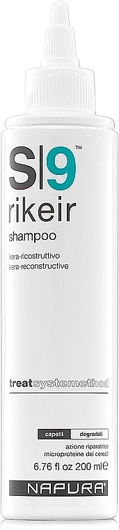 Шампунь "Кера-реконструктор" восстановление для волос - Napura S9 Rikeir Shampoo — фото N1