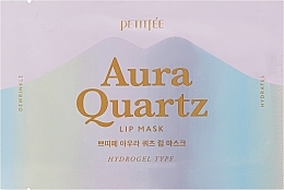 Парфумерія, косметика Зволожувальна гідрогелева маска для губ з екстрактом перлів - Petitfee & Koelf Aura Quartz Lip Mask Hydrogel Type