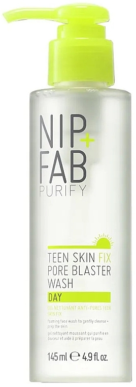 Гель для умывания лица - Nip + Fab Teen Skin Fix Pore Blaster Wash Day — фото N1