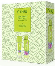 Духи, Парфюмерия, косметика C-Thru Lime Magic - Набор (deo/spay/150ml + deo/75ml)