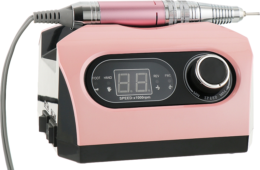 Фрезер для манікюру й педикюру, рожевий - Bucos Nail Drill ZS-717 Pink — фото N1