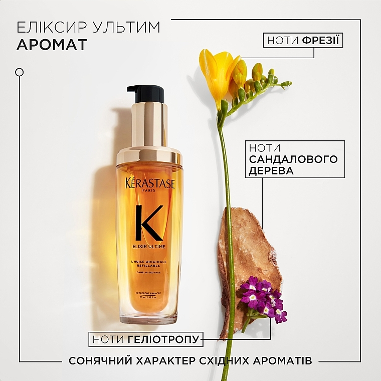 Универсальное термозащитное масло - Kerastase Elixir Ultime L’Huile Originale — фото N4