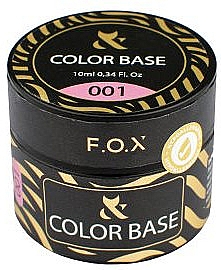 Кольорове базове покриття для нігтів - F.O.X Color Base — фото N1
