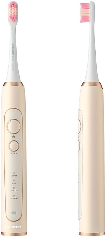 Электрическая зубная щетка, золотисто-белая, SOC 4201GD - Sencor — фото N4