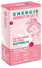 Смужки для депіляції на обличчі, 20 шт. - Energie Fruit Cold Wax Face Strips — фото N1