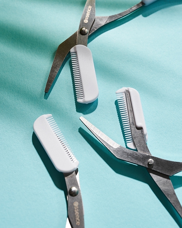 Ножиці для брів - Essence Eyebrow Scissors & Comb — фото N3