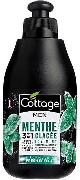 Гель-шампунь для душу "Крижана м'ята" - Cottage Men Icy Mint Shampoo-Shower Gel — фото N1