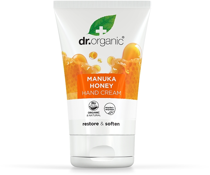 Крем для рук і нігтів "Мед манука" - Dr. Organic Bioactive Skincare Manuka Honey Hand & Nail Cream