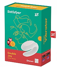 Духи, Парфюмерия, косметика Вибромассажер для пар, белый - Satisfyer Partner Double Joy