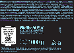 Протеїновий коктейль зі смаком полуниці                  - BioTechUSA Muscle Mass Drink Powder — фото N2