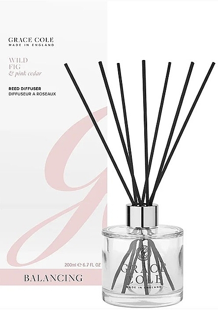 Аромадифузор - Grace Cole Wild Fig & Pink Cedar Reed Diffuser — фото N1