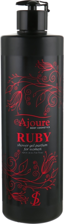 Крем-гель для душу "Рубін" - Ajoure Ruby Perfumed Shower Gel — фото N1