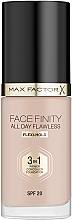 Духи, Парфюмерия, косметика УЦЕНКА Тональная основа - Max Factor Facefinity All Day Flawless 3-in-1 Foundation SPF 20 Vegan *