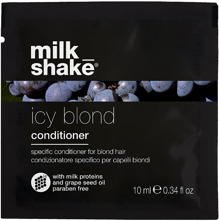 Кондиціонер "Крижаний блонд" - Milk_Shake Icy Blond Conditioner (міні) — фото N1