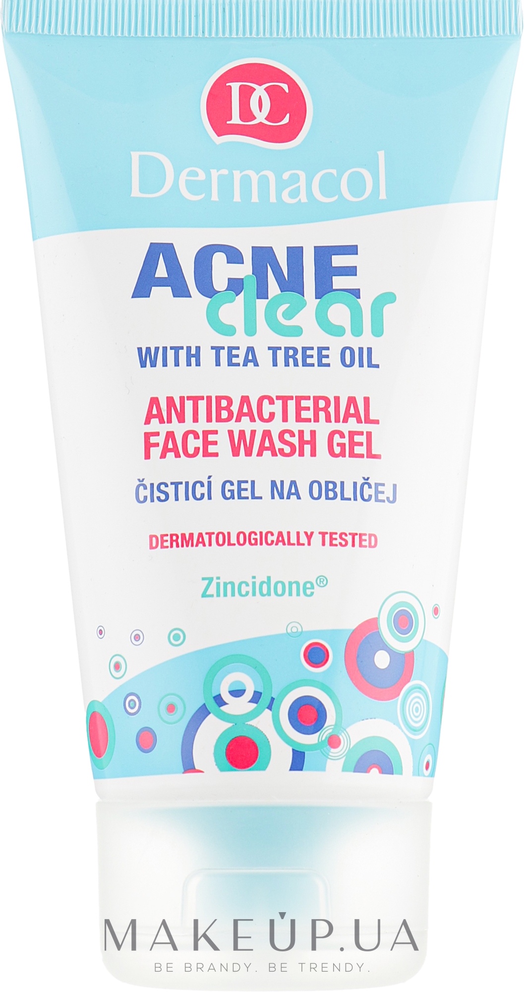 Гель для умывания антибактериальный - Dermacol Acne Clear Antibacterial Face Wash Gel — фото 150ml