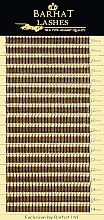 Духи, Парфюмерия, косметика Накладные ресницы C 0.15 мм MIX (10-12-14 мм), 18 линий - Barhat Lashes 2D