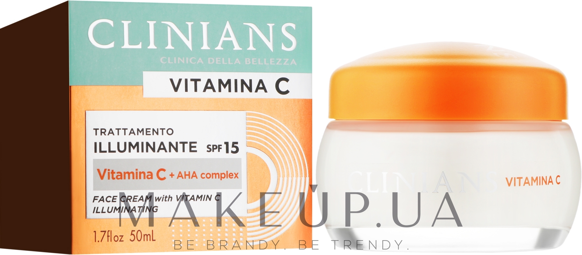 Осветляющий крем для лица с витамином С - Clinians Illuminating Face Cream with Vitamin C — фото 50ml