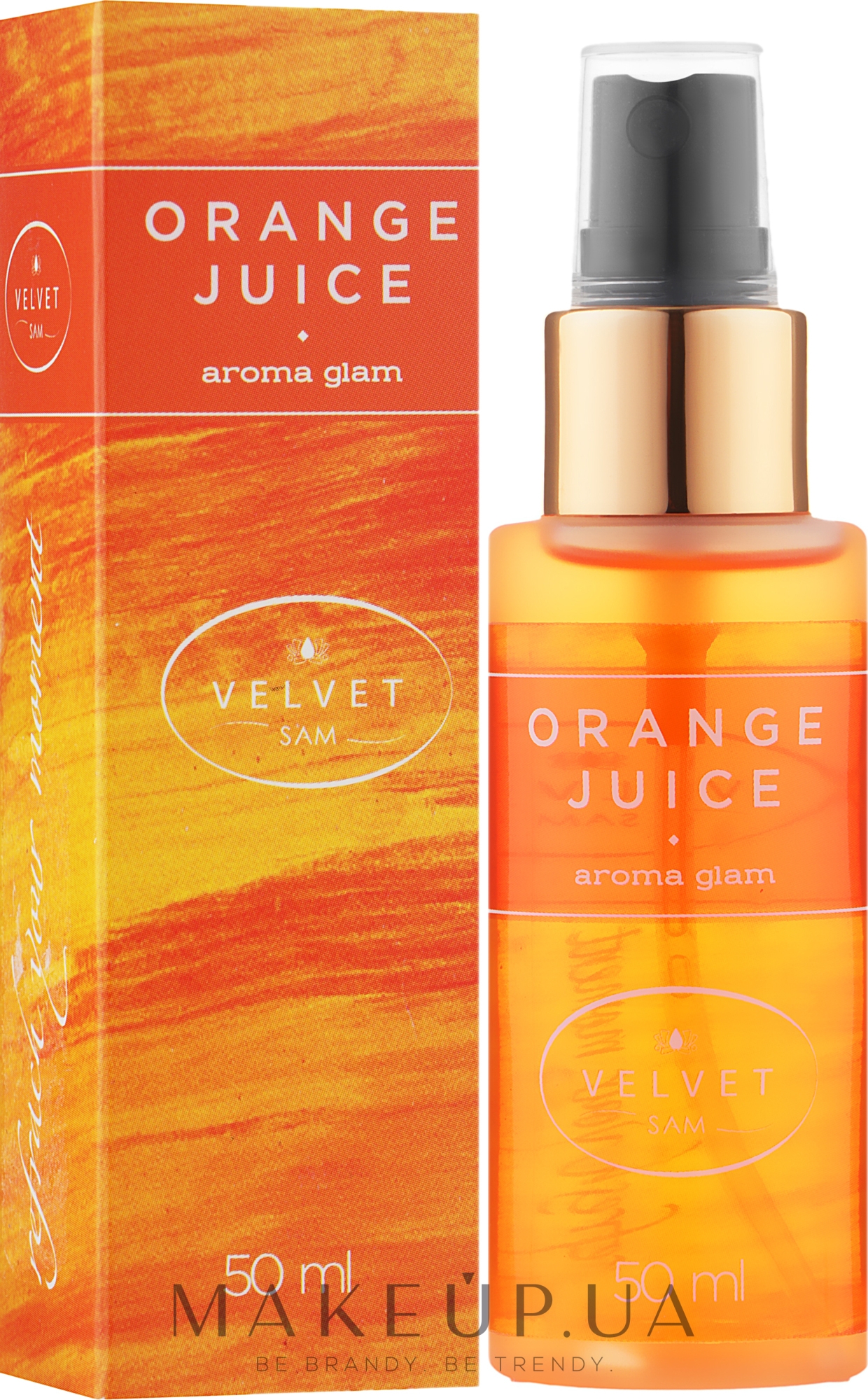 Аромаспрей для тіла «Orange Juice» - Velvet Sam Aroma Glam — фото 50ml