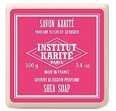 Набор - Institut Karite Shea Soap Trio Rose, Lavender and Cherry Blossom (soap/100g + soap/100g + soap/100g) — фото N4