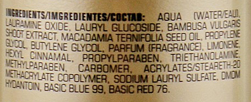 Шампунь для нейтралізації жовтизни - Salerm Linea Oro Shampoo Especifico Cabellos Blancos — фото N3