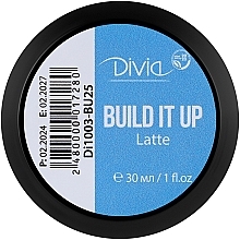 Рідкий гель для нігтів "Build It Up", Di1003 (30 мл) - Divia Build It Up Gel Di1003 (30 ml)  — фото N2