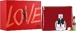 Духи, Парфюмерия, косметика Yves Saint Laurent Mon Paris - Набор (edp/50ml + lipstick/3.2g + pouch)