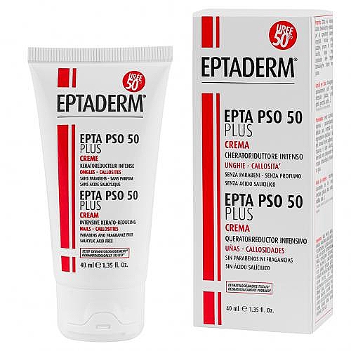 Крем для ступень, ліктів, колін - Eptaderm Epta Pso 50 Plus Cream — фото N4