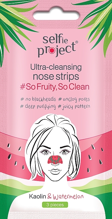 Ультраочищувальні смужки для носа - Selfie Project So Fruity So Clean